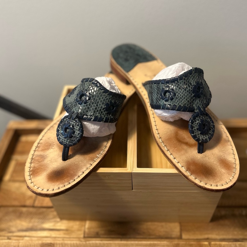 Jack Rogers Denim Blue Size 10.5